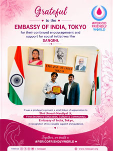 NOBA GSR World Menstrual Hygiene Month Event in Tokyo